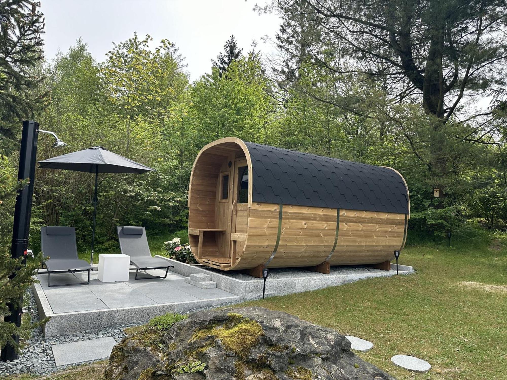 Vila Ferienhaus 400M Vom See Mit Sauna, Kamin, Klima Lichtenberg  Exteriér fotografie